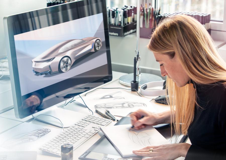 Детали создания BMW Concept i4 2020 года  (фото 48 из 71)